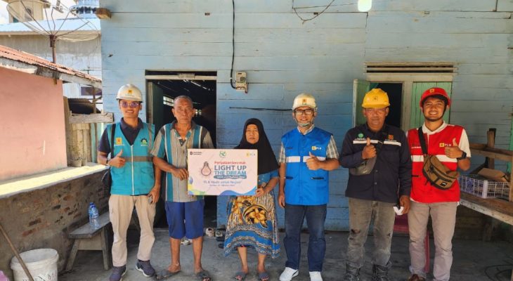 LUTD PLN UID Sumut Sambungkan Listrik Gratis untuk 50 Keluarga Prasejahtera
