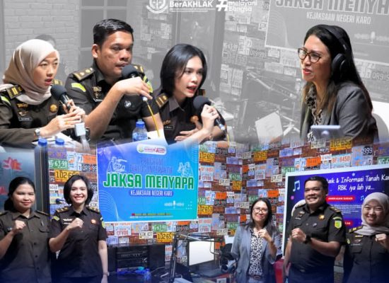 Kejari Karo Paparkan Kinerja 2025 Lewat Dialog Interaktif “Jaksa Menyapa”