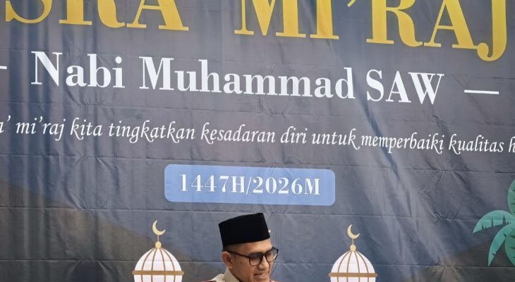 Rumah Tahanan Negara Kelas I Labuhan Deli Peringati Isra Mi’raj, Warga Binaan Diajak Perkuat Iman