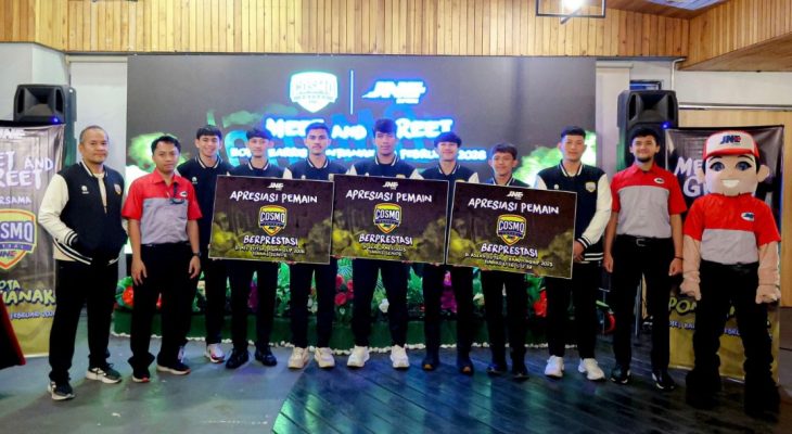 JNE Beri Bonus Puluhan Juta untuk Pemain Cosmo JNE FC
