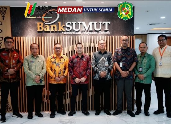 PUD Pasar Medan Gandeng Bank Sumut, Pasar Petisah Jadi Proyek Percontohan Ekosistem Modern
