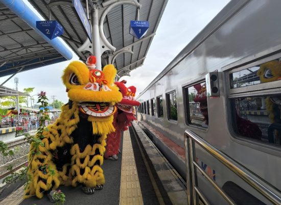 PT Kereta Api Indonesia (Persero) Divre I Sumut Rayakan Imlek 2026 di Stasiun Lubuk Pakam, 44.350 Penumpang Gunakan KA