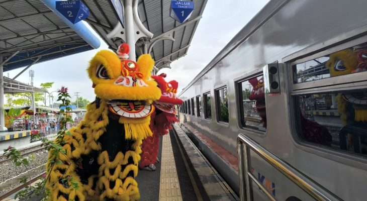 PT Kereta Api Indonesia (Persero) Divre I Sumut Rayakan Imlek 2026 di Stasiun Lubuk Pakam, 44.350 Penumpang Gunakan KA