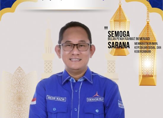 Ir. H. Besri Nazir, MM Sampaikan Ucapan Ramadhan 1447 H, Ajak Tingkatkan Iman dan Kepedulian Sosial