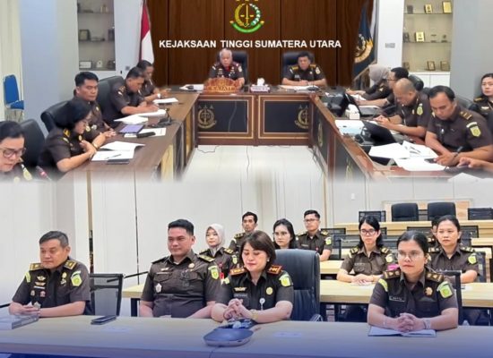 Kajari Karo Ikuti Sosialisasi Pelayanan Aset Kejaksaan Tinggi Sumut Secara Virtual