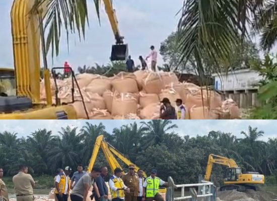 Perbaikan Tanggul Sungai di Tanjung Muda Batu Bara Dikebut, BBWS Sumatera II Turun Tangan