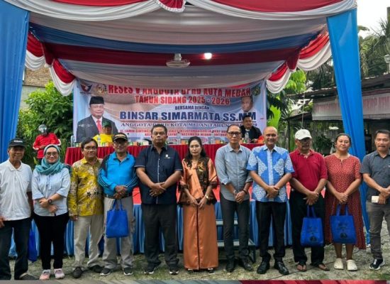 Reses V DPRD Kota Medan, Binsar Simarmata Serap Aspirasi Warga Simpang Selayang