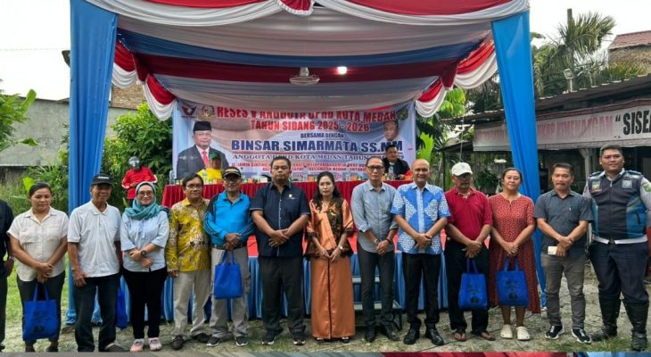 Reses V DPRD Kota Medan, Binsar Simarmata Serap Aspirasi Warga Simpang Selayang