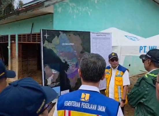 BBWS Sumatera II Tinjau Pekerjaan Normalisasi Sungai di Kecamatan Tukka