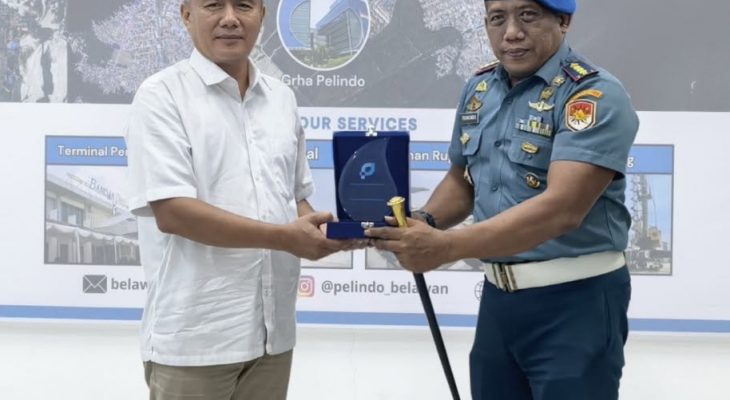 Pelindo Regional 1 Belawan dan Pomal Koarmada I Perkuat Sinergi Pengamanan Pelabuhan