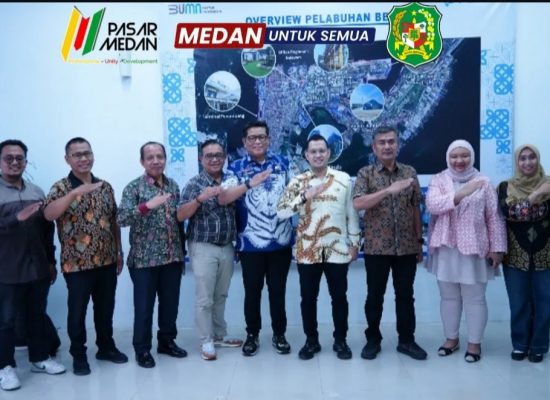 PUD Pasar Medan Gandeng Pelindo Regional I Belawan, Perkuat Ekosistem Ekonomi Medan Utara