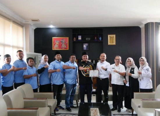 Wali Kota Mahyaruddin Salim Terima Audiensi PWI Tanjungbalai, Perkuat Sinergi Bangun Daerah