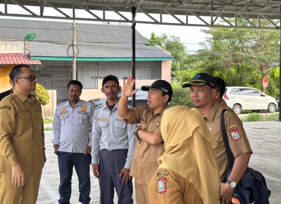 Wakil Wali Kota Tanjungbalai Tinjau Pembangunan Pasar Bahagia, Pastikan Relokasi Pedagang Berjalan Lancar