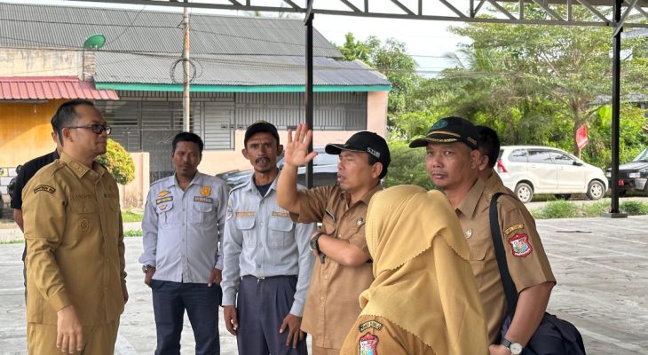 Wakil Wali Kota Tanjungbalai Tinjau Pembangunan Pasar Bahagia, Pastikan Relokasi Pedagang Berjalan Lancar