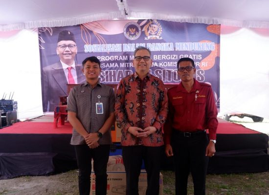 Sihar Sitorus Tekankan Pentingnya Pengawasan Program Makan Bergizi Gratis di Toba