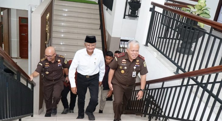 Menteri PU Doddy Hanggodo Kunjungi Kejati Sumut, Perkuat Sinergi Pengawalan Rehabilitasi Pascabencana