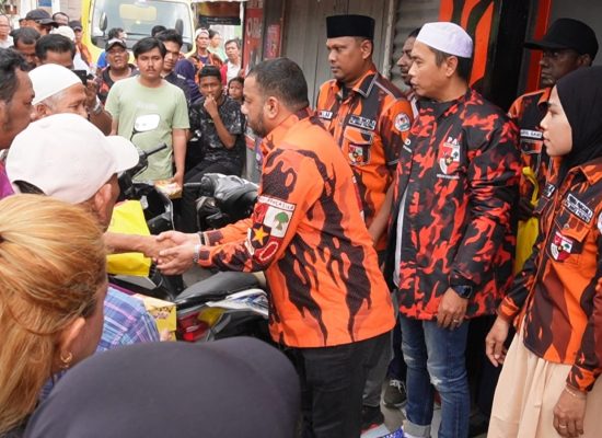 PAC Pemuda Pancasila Medan Polonia Bagikan 1.000 Paket Idulfitri untuk Kader dan Warga