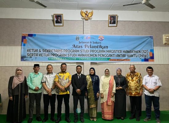 Nurmalini Marpaung Hadiri Pelantikan Pimpinan Prodi Magister Manajemen Universitas Asahan