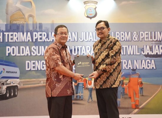 Pertamina Patra Niaga Sumbagut–Polda Sumut Teken Kontrak BBM dan Pelumas Non Subsidi 2026