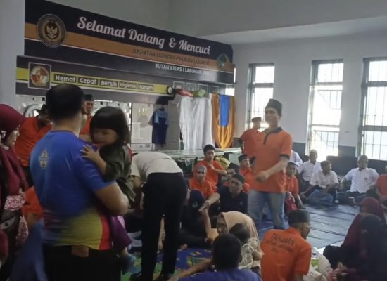 Buka Puasa Bersama Penuh Makna, Rutan Labuhan Deli Pererat Silaturahmi Warga Binaan dan Keluarga