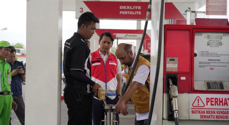 Pertamina Patra Niaga dan BSML Cek Takaran BBM serta LPG di Sumut Jelang Ramadan