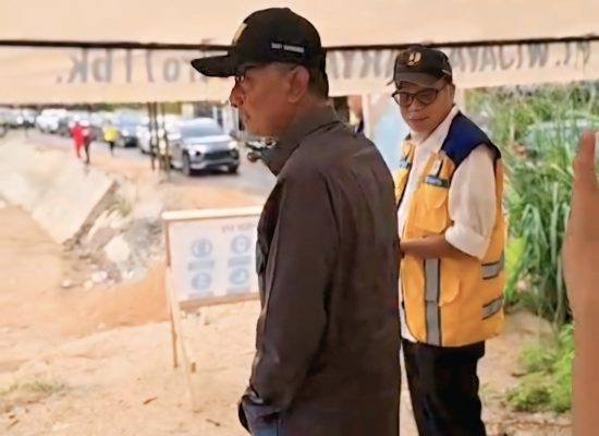 Menteri PU Dody Hanggodo Tinjau Proyek Penanganan Drainase di Jalan Maraden Panggabean Sibolga