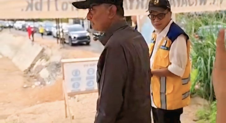 Menteri PU Dody Hanggodo Tinjau Proyek Penanganan Drainase di Jalan Maraden Panggabean Sibolga