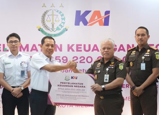Kejaksaan Selamatkan Aset PT KAI Senilai Rp55,8 Miliar di Medan