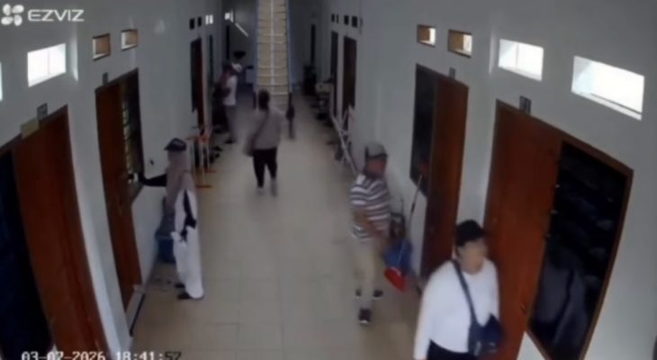 CCTV Rekam Gerombolan Diduga Pelaku Pencurian Datangi Kos di Jalan Setia Budi Medan, Warga Diminta Waspada