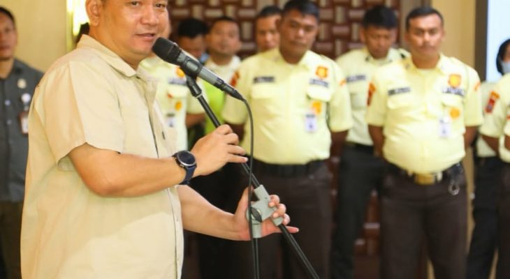 Apel Pagi Sekretariat DPRD Medan Dirangkai Ramah Tamah Pelepasan Sekwan Muhammad Ali Sipahutar