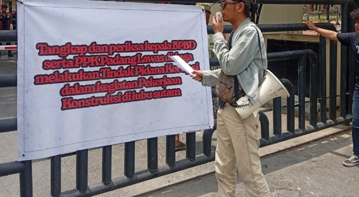AKTA Demo Polda Sumut dan BPK RI, Desak Usut Dugaan Korupsi BPBD Padang Lawas