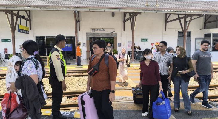 Ketepatan Waktu Nyaris Sempurna, KAI Sumut Layani 105.990 Penumpang Selama Lebaran 2026