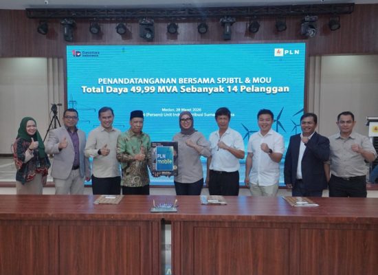 PLN UID Sumut Teken Kerja Sama Listrik 49,99 MVA, Dorong Pertumbuhan Industri dan Pendidikan