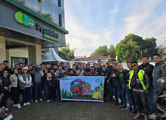 Pegadaian Motorcycle Club Gelar Sunmori Medan–Sibolangit, Sambut HUT ke-125 Pegadaian