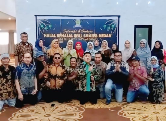 Halal Bi Halal IKAL SMA Negeri 6 Medan 2026 Berlangsung Meriah, Pererat Silaturahmi Alumni