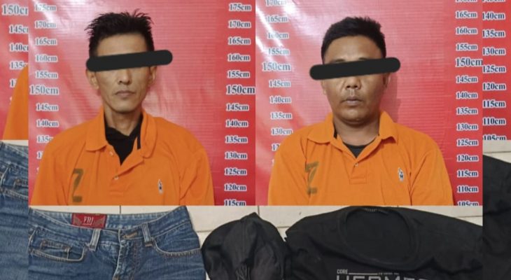 Dua Pelaku Curat di Perbaungan Ditangkap, Polisi Amankan Sabu dan Barang Bukti