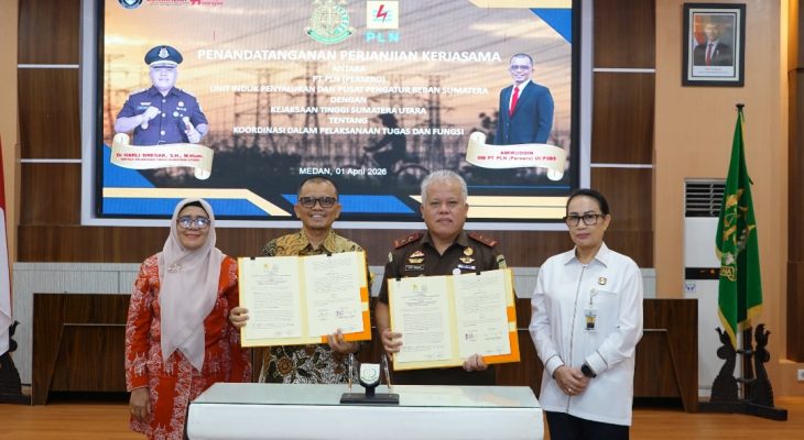 Kejati Sumut dan PLN UIP3BS Jalin Kerja Sama Penanganan Hukum Perdata dan TUN