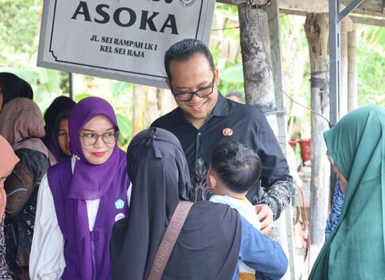 Wakil Wali Kota Tanjungbalai Tinjau Program Makanan Bergizi Gratis di Posyandu, Pastikan Tepat Sasaran