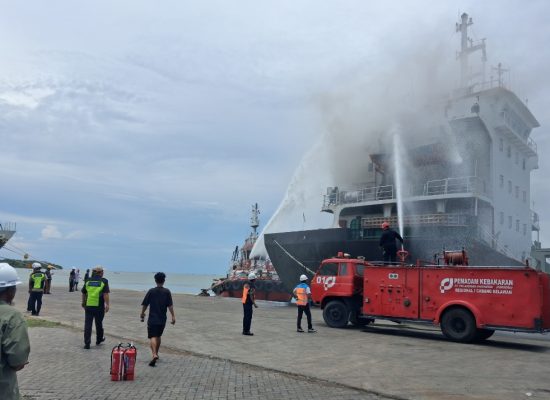 Insiden Asap di KM Bintang Mas HSB 7 Berhasil Ditangani, Operasional Pelabuhan Belawan Tetap Normal