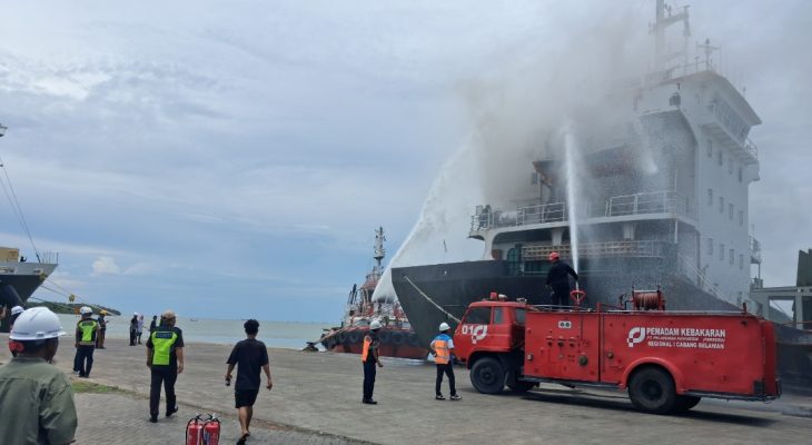 Insiden Asap di KM Bintang Mas HSB 7 Berhasil Ditangani, Operasional Pelabuhan Belawan Tetap Normal