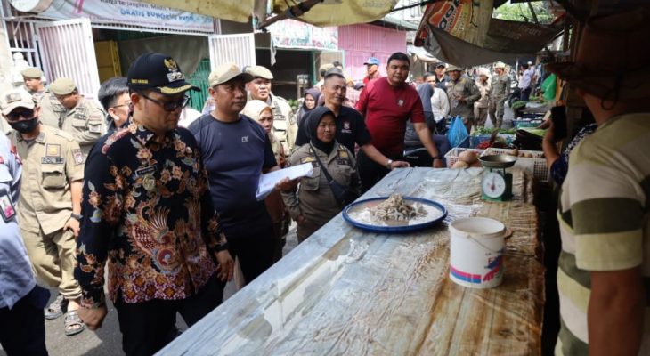 Pemko Tanjungbalai Tertibkan PKL Pasar Bahagia, Pedagang Diimbau Segera Pindah ke Lapak Resmi