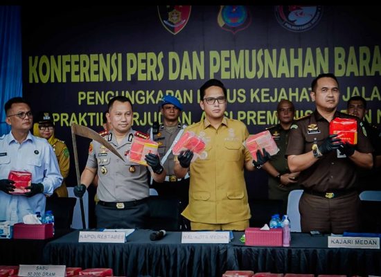 Operasi Ketupat Toba 2026, Polrestabes Medan Amankan 184 Tersangka dari 119 Kasus