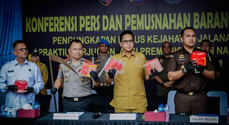 Operasi Ketupat Toba 2026, Polrestabes Medan Amankan 184 Tersangka dari 119 Kasus