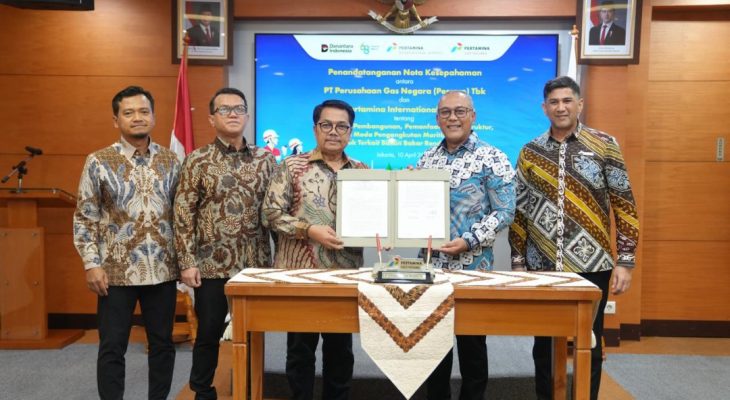 Pertamina Perkuat Transisi Energi, PIS dan PGN Teken MoU Pengembangan Infrastruktur Rendah Karbon