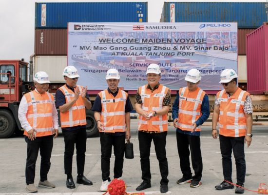 Kapal Internasional Perdana Sandar di Kuala Tanjung, Dorong Arus Logistik Sumut