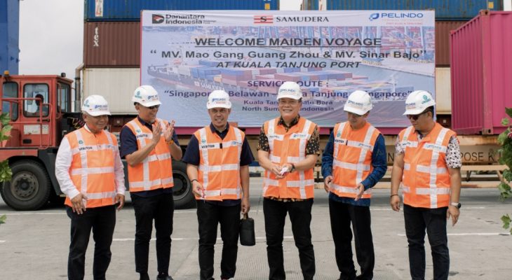 Kapal Internasional Perdana Sandar di Kuala Tanjung, Dorong Arus Logistik Sumut