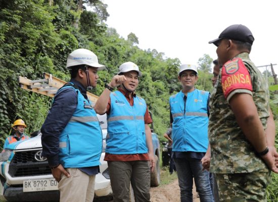PLN Pastikan Listrik Segera Masuk Desa Unte Makmur, Tapanuli Tengah