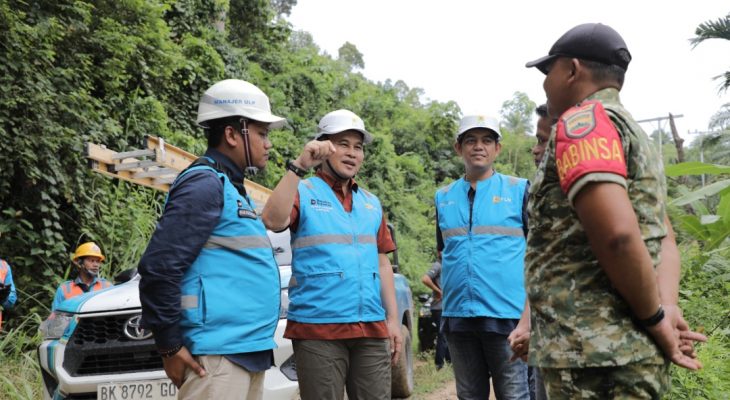 PLN Pastikan Listrik Segera Masuk Desa Unte Makmur, Tapanuli Tengah