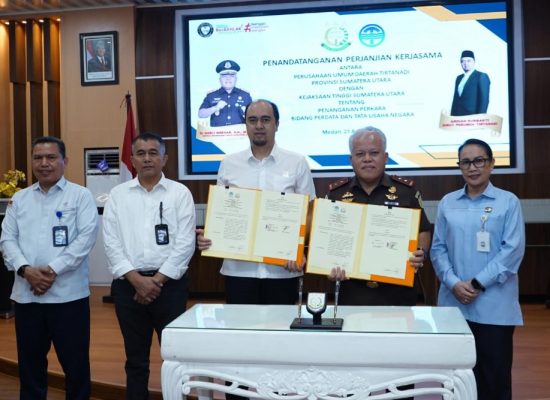 Perumda Tirtanadi Gandeng Kejati Sumut, Perkuat Mitigasi Risiko Hukum dan Tata Kelola