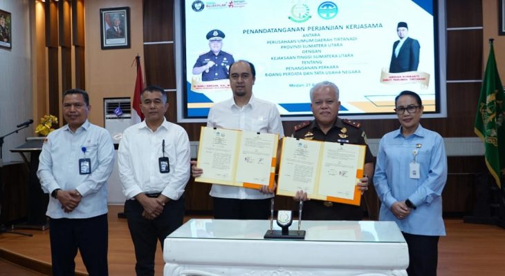 Perumda Tirtanadi Gandeng Kejati Sumut, Perkuat Mitigasi Risiko Hukum dan Tata Kelola